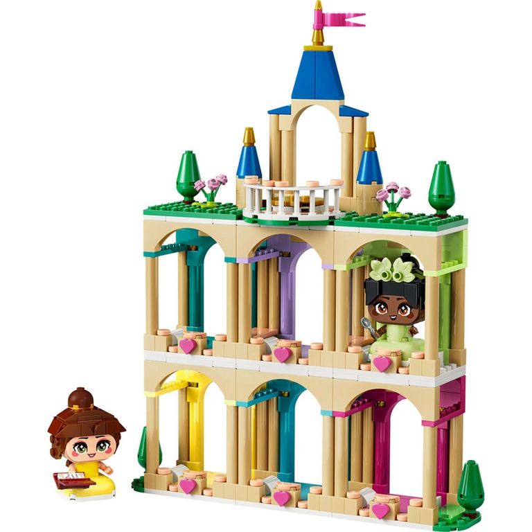 Disney Princess Mini Bella Y Tiana Con Castillo