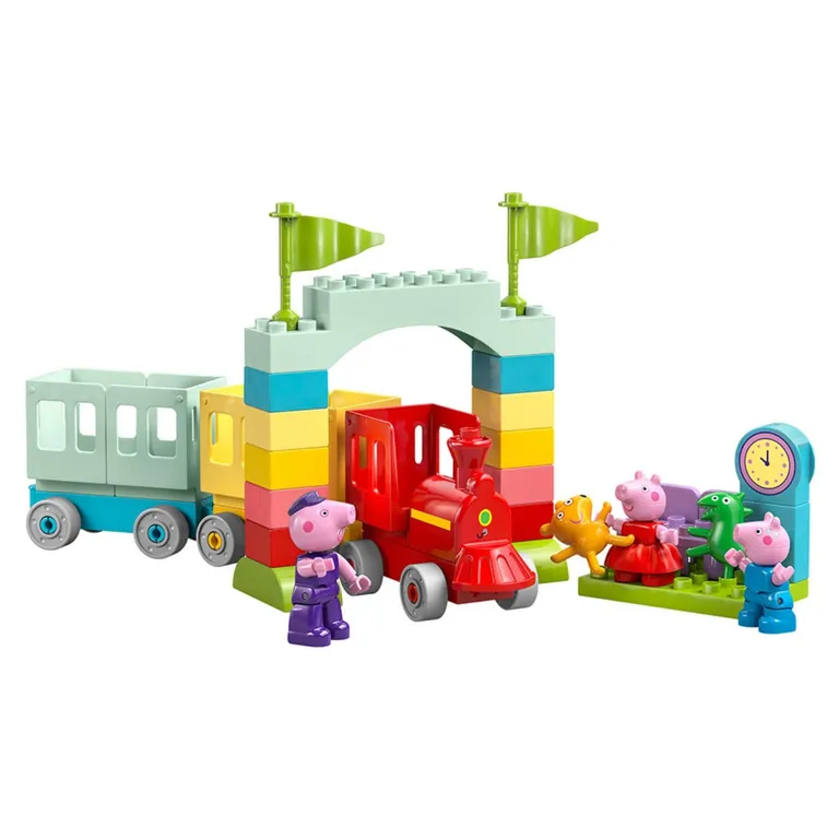 Peppa Pig Paseo En Tren Con Abuelo Cerdito