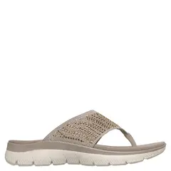 SKECHERS - Sandalia Mujer Beige