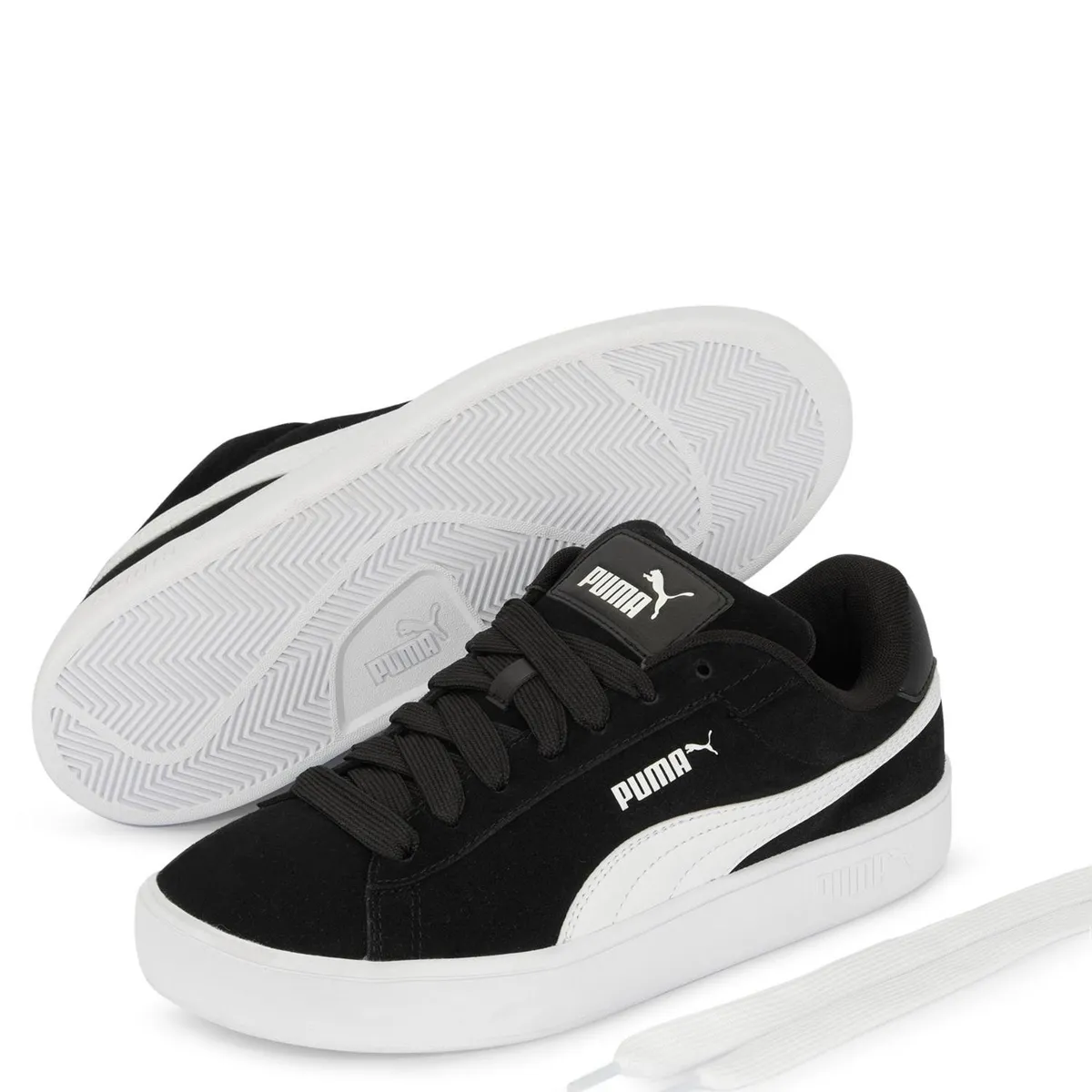 PUMA - Smash 3.0 Xl Zapatilla Urbana Hombre Negro Puma