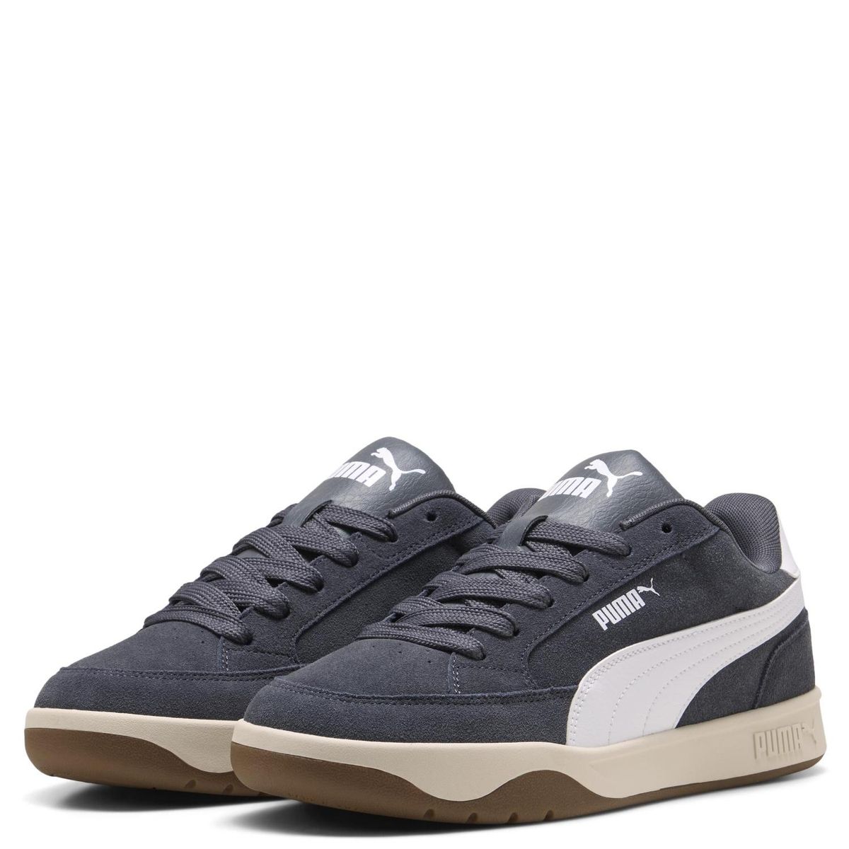 PUMA - Park Lt Sd Zapatilla Urbana Hombre Gris Puma