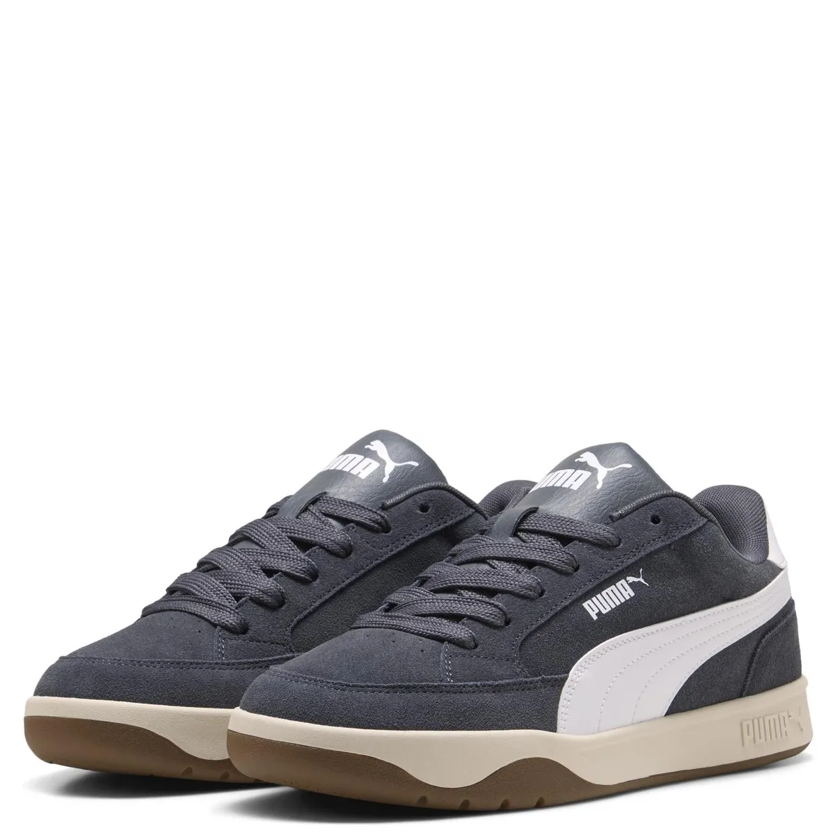 PUMA - Park Lt Sd Zapatilla Urbana Hombre Gris Puma