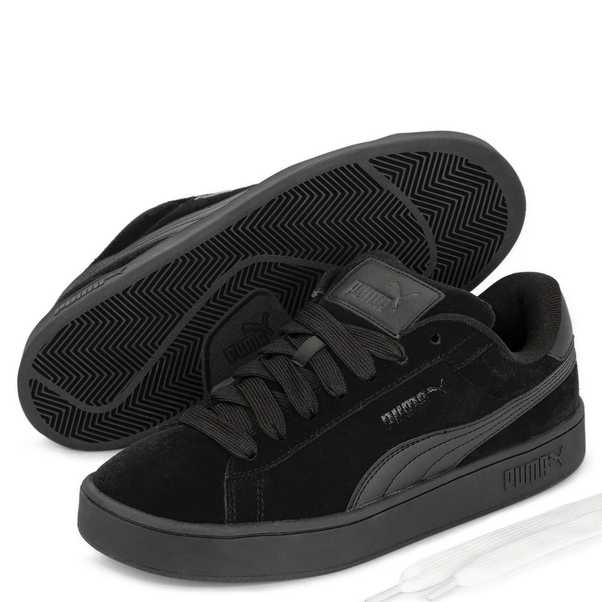 PUMA - Smash 3.0 Xl Zapatilla Urbana Hombre Negro Puma