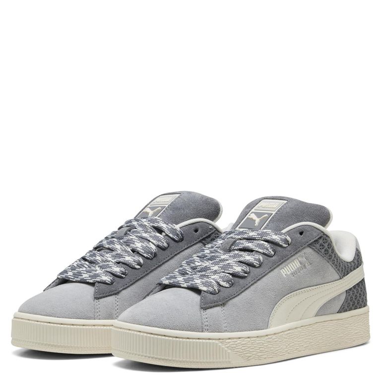 Suede Xl Deboss Zapatilla Urbana Unisex Adulto Gris