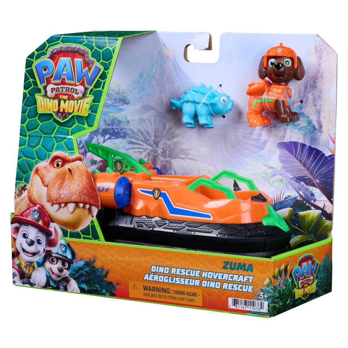 PAW PATROL - Paw Patrol Aerodeslizador Dino Rescue Zuma