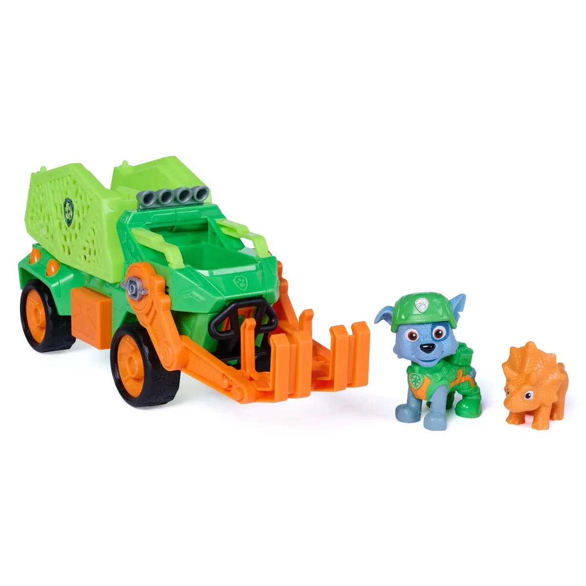 PAW PATROL - Paw Patrol Camión de Reciclage Dino Rescue Rocky