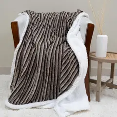 DORAL - Manta Jacquard Two Tone Sherpa Neb
