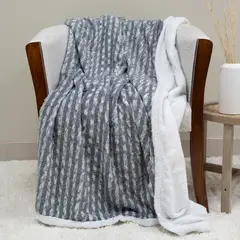 DORAL - Manta Jacquard Two Tone Sherpa Neb
