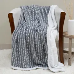 DORAL - Manta Jacquard Two Tone Sherpa Neb