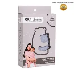AMAMANTAS - Fular Portabebé Ergonomic Gris