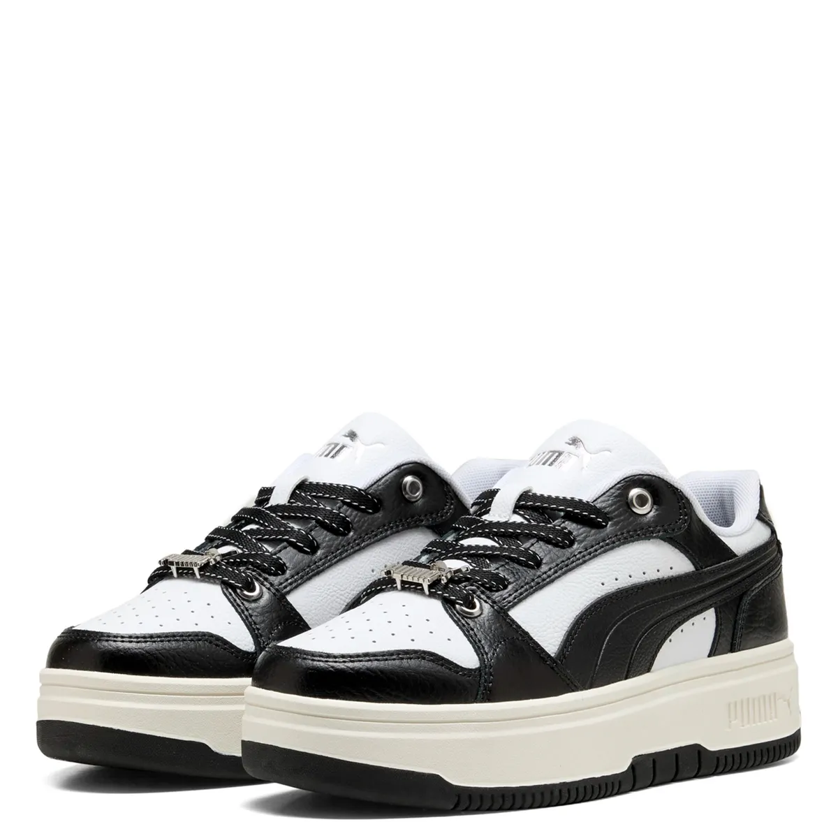 PUMA - Rebound Femme Low Luxe Zapatilla Urbana Mujer Blanco Puma