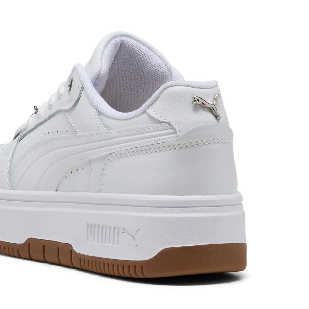 PUMA - Rebound Femme Low Luxe Zapatilla Urbana Mujer Blanco Puma