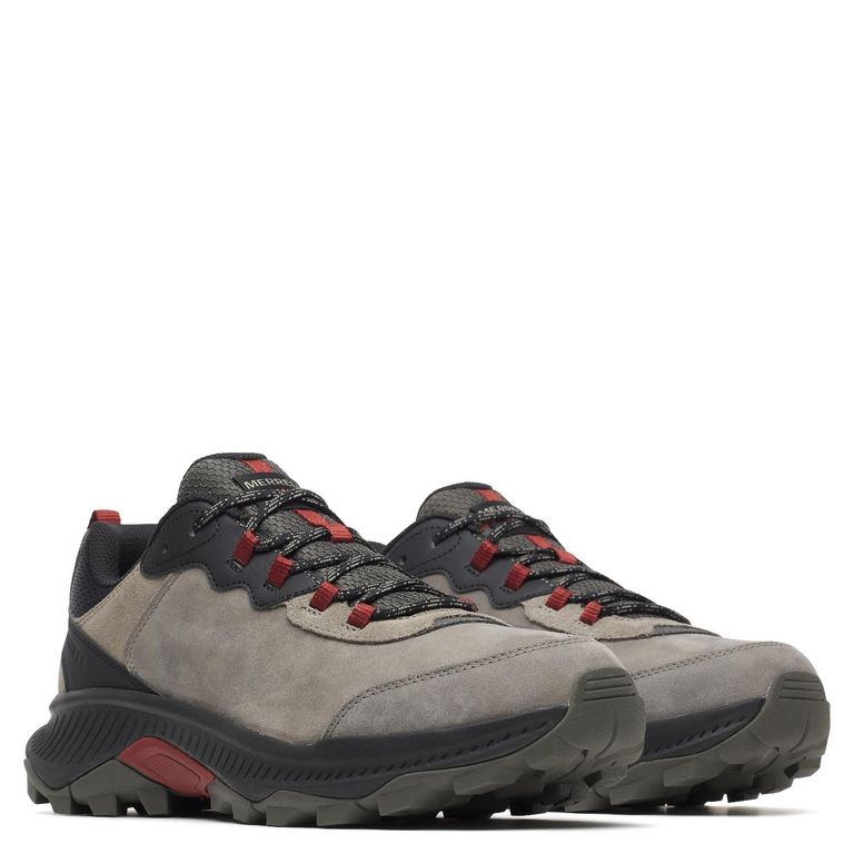 Zapatilla Urbana Hombre Cuero Gris