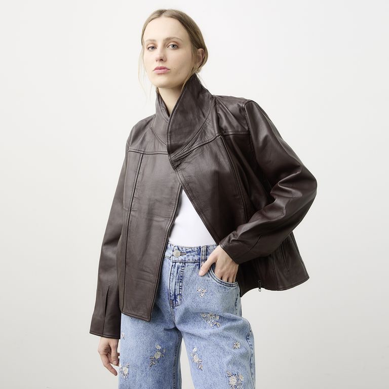 Chaqueta 100% Cuero Mujer