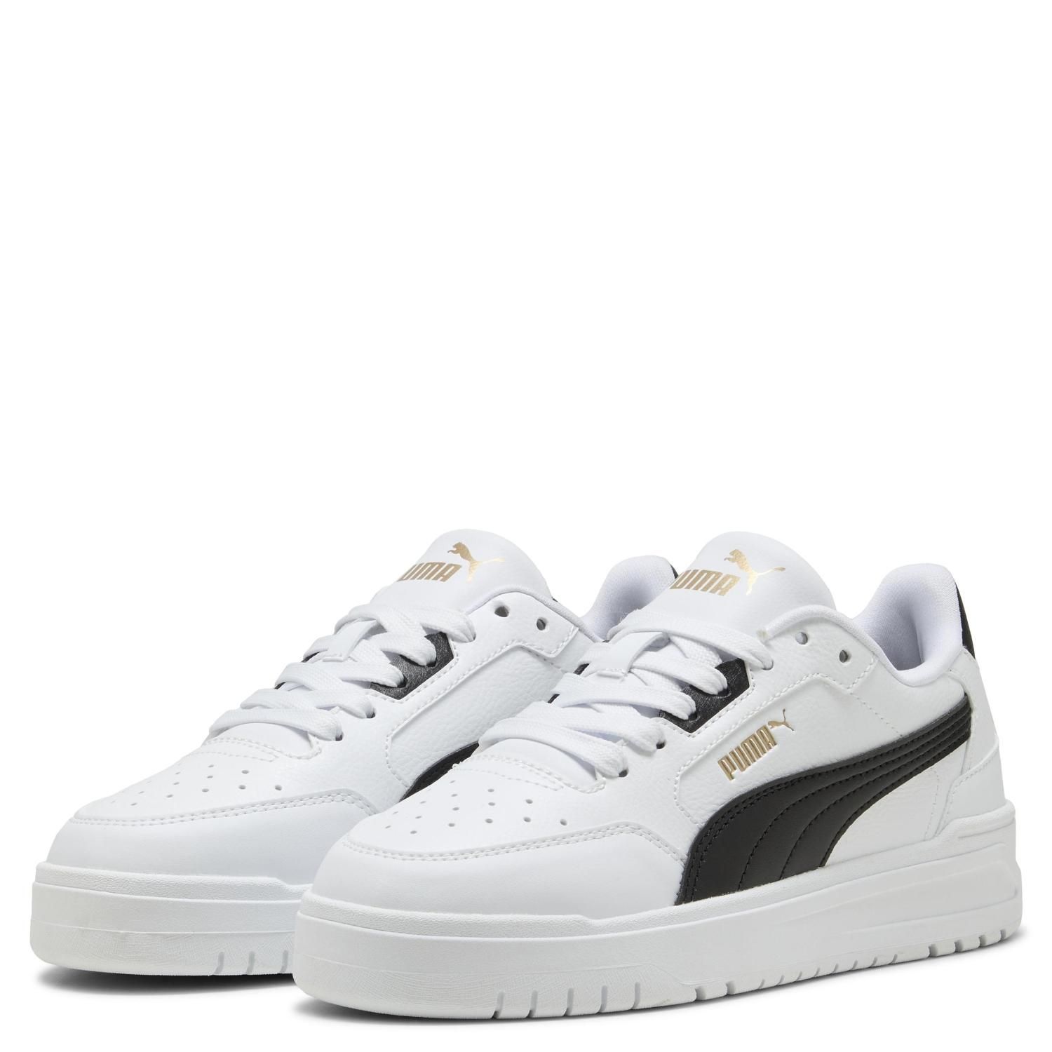 PUMA Shuffle Downtown LO JR Zapatilla Urbana Niño Cuero Blanco