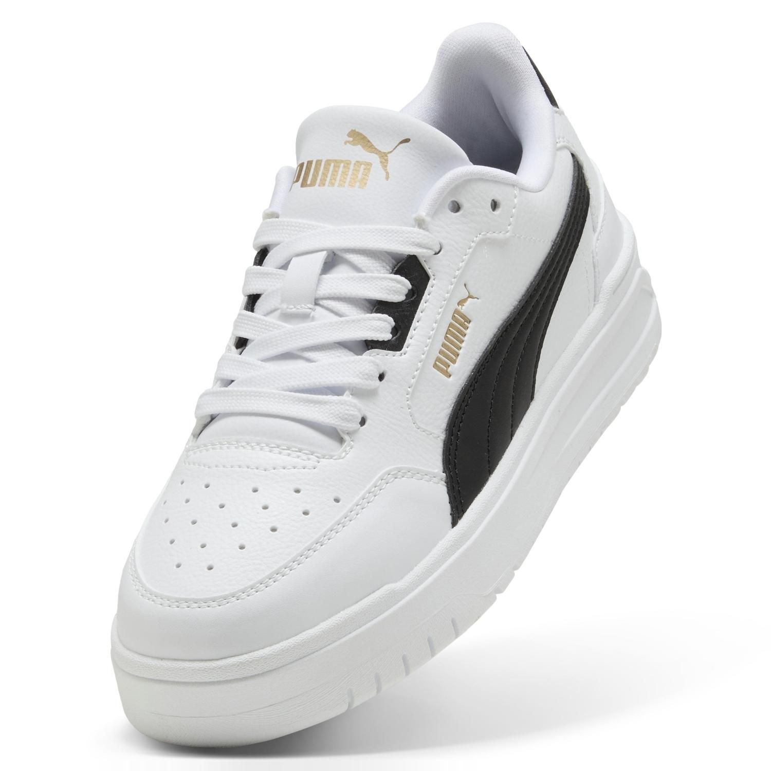 PUMA Shuffle Downtown LO JR Zapatilla Urbana Niño Cuero Blanco