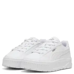 PUMA - Karmen II Ps Zapatilla Urbana Niña Cuero Blanco (28 a 35)