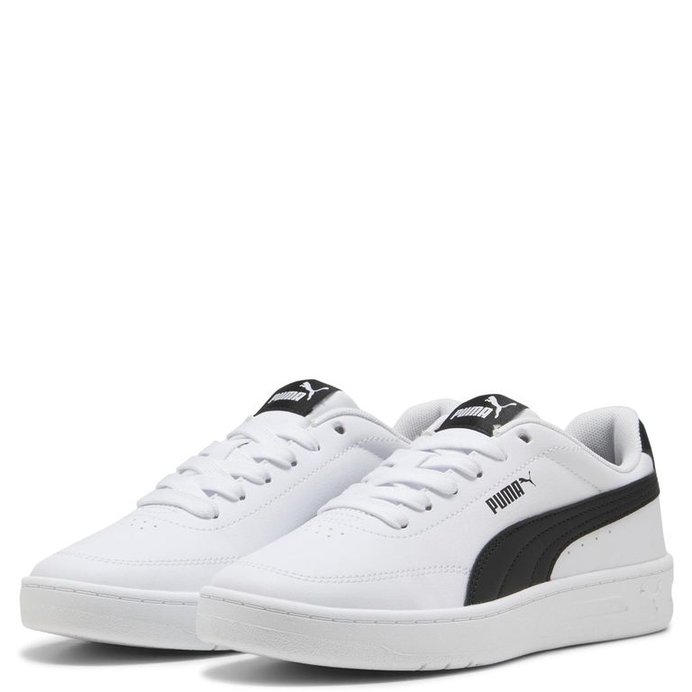 Court Classic Clean Zapatilla Urbana Niño Cuero Blanco (35.5 a 38)