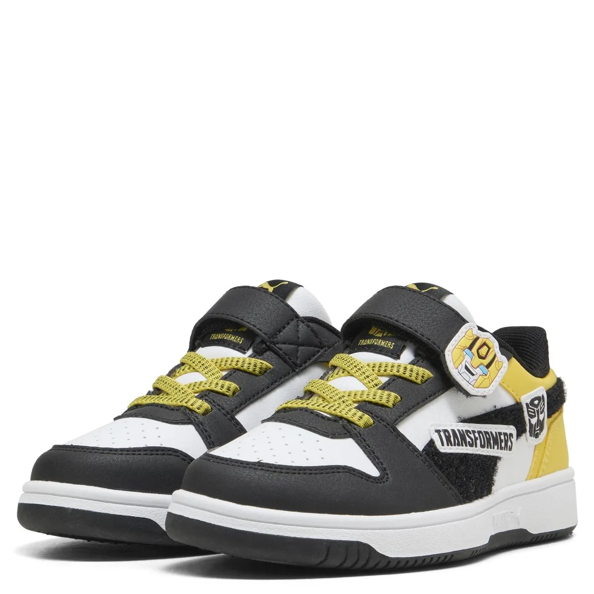PUMA - Rebound V6 Lo Transform Zapatilla Urbana Niño Cuero Blanco (28 a 35) Puma