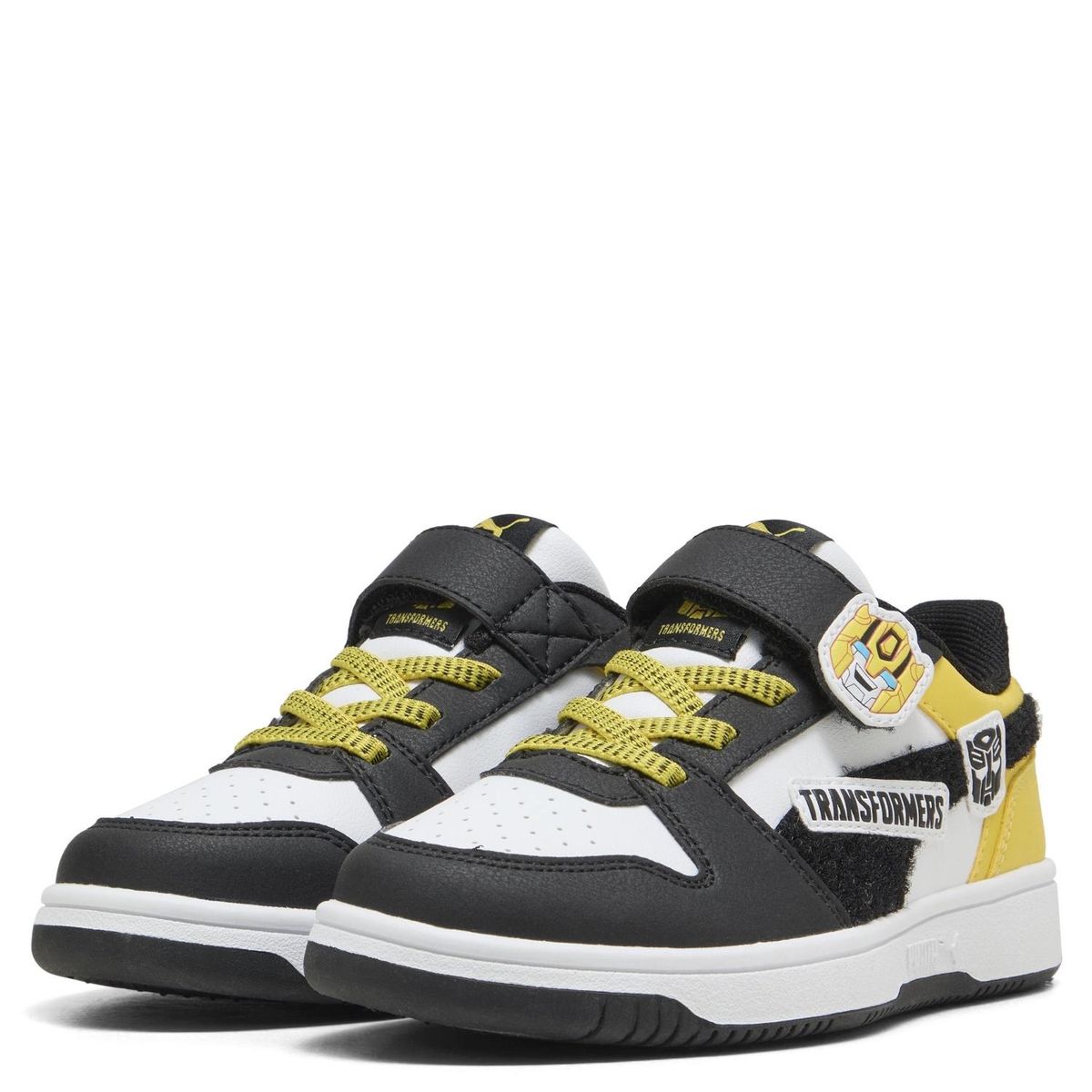 PUMA - Rebound V6 Lo Transform Zapatilla Urbana Niño Cuero Blanco (28 a 35) Puma