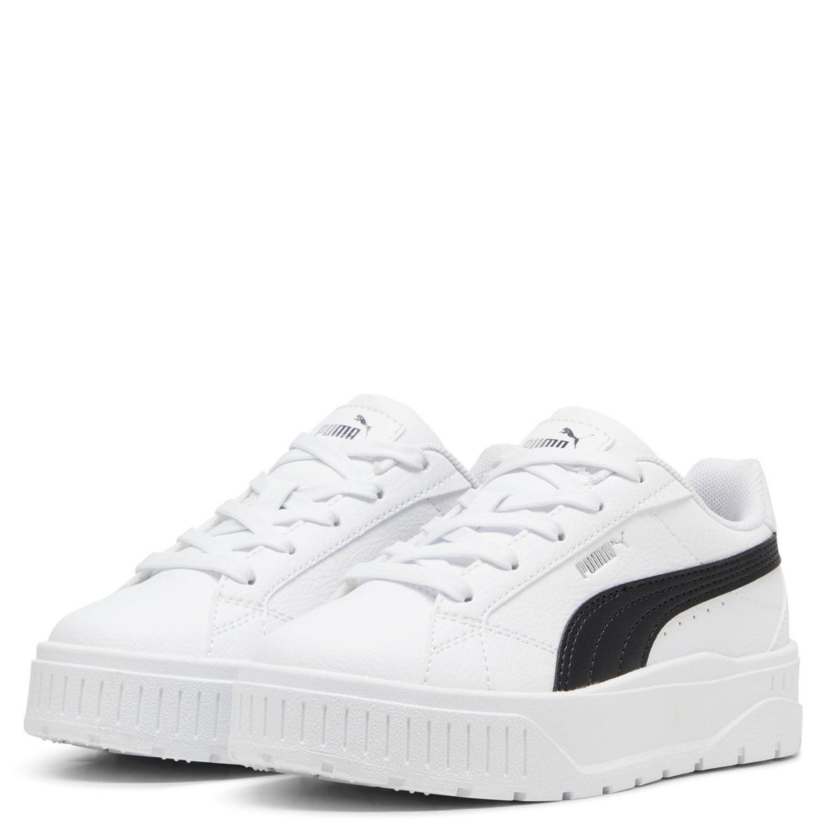 PUMA - Karmen II PS Zapatilla Urbana Niña Cuero Blanco (28 a 35) Puma