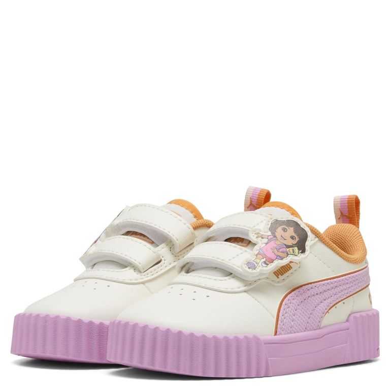 Carina 3 0 Dora V Inf Zapatilla Urbana Niña Cuero Blanco (21 a 27)
