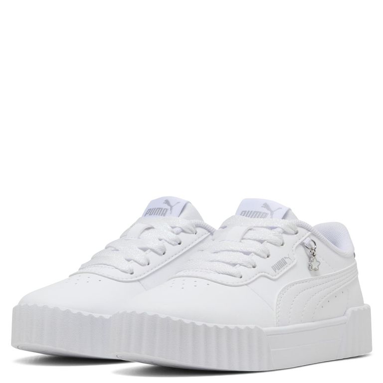 Carina 3 0 Charm Zapatilla Urbana Niña Cuero Blanco (28 A 35)