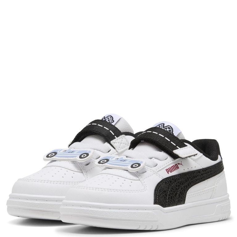 Caven Iii Racing Crew Zapatilla Urbana Niña Cuero Blanco (28 A 35)