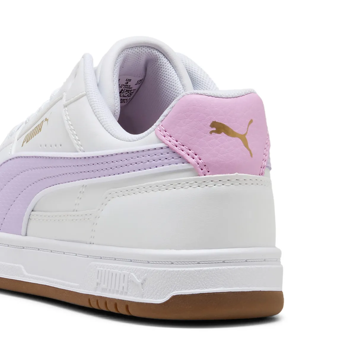 PUMA - Caven III Retro Zapatilla Urbana Niña Cuero Blanco (35.5 a 38) Puma