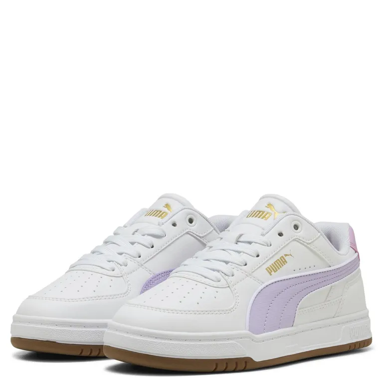 Caven III Retro Zapatilla Urbana Niña Cuero Blanco (35.5 a 38)