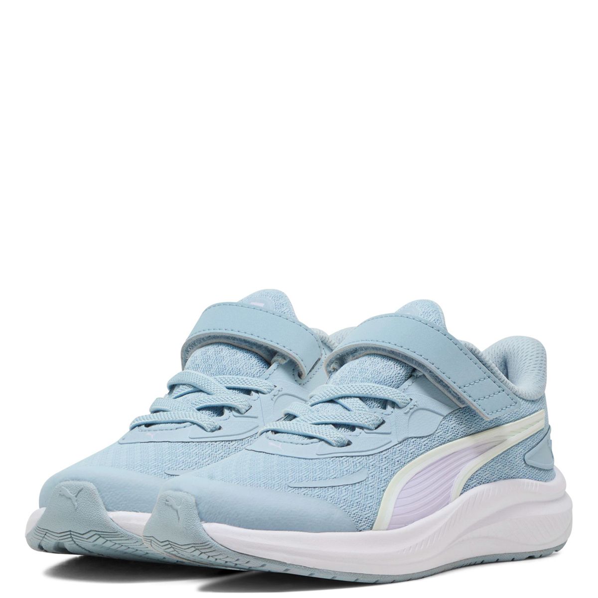 PUMA - Skyrocket 2 Blaze Fade Ac Ps Zapatilla Urbana Niña Cuero Azul (28 A 35) Puma