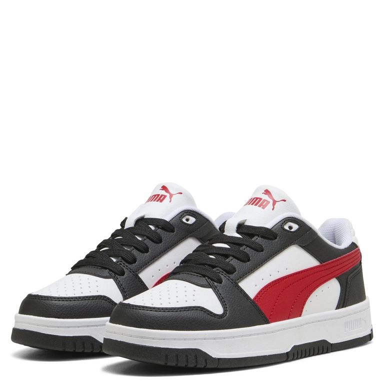 Rebound Slam Lo Zapatilla Urbana Niño Cuero Negro (35.5 A 38)