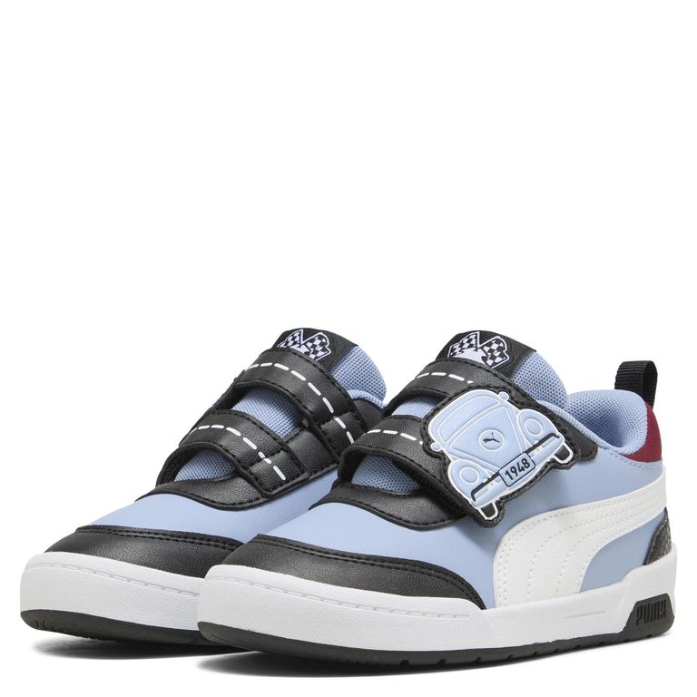 Multiflex 2 Racing Crew Zapatilla Urbana Niño Cuero Azul (28 A 35)