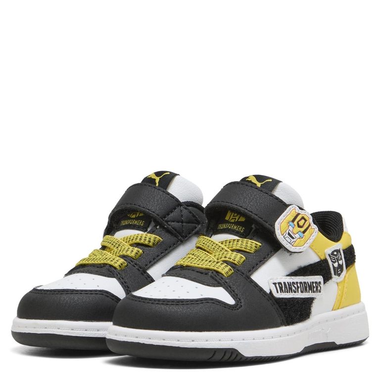 Rebound Slam LO Transformers Zapatilla Urbana Niño Cuero Blanco (21 a 27)