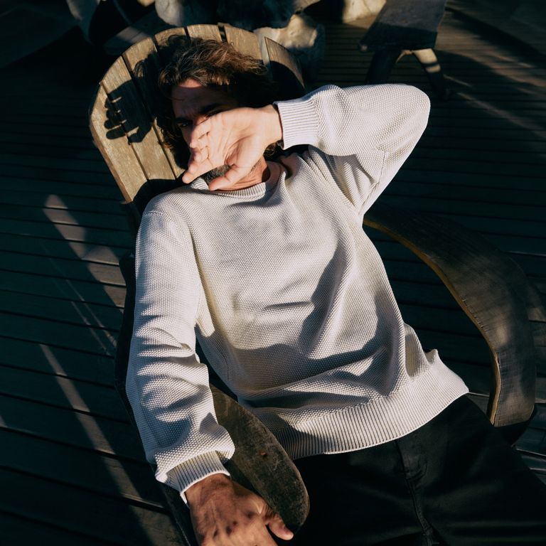 Sweater Toru Orgánico Beige Hombre