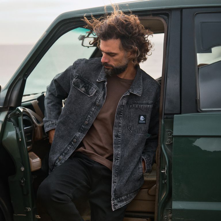 Chaqueta Petro Orgánica Negra Hombre