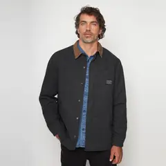 WILD LAMA - Chaqueta Roble Ripstop Orgánica Café Hombre