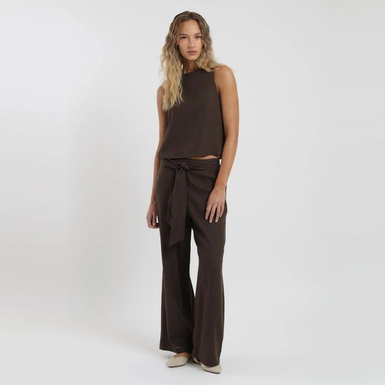 Blusa Sin Mangas Caulle Mujer