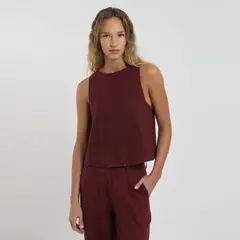 FROENS - Blusa Sin Mangas Caulle Mujer