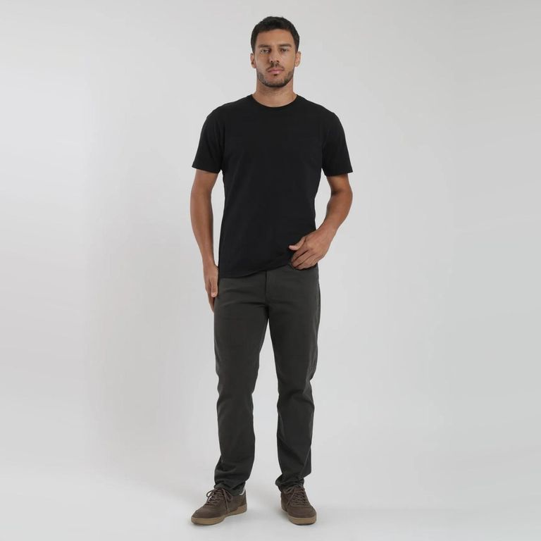 Pantalón Regular Tiro Medio Hombre