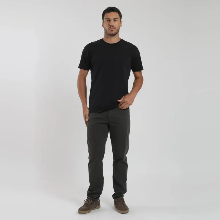 Pantalón Regular Tiro Medio Hombre