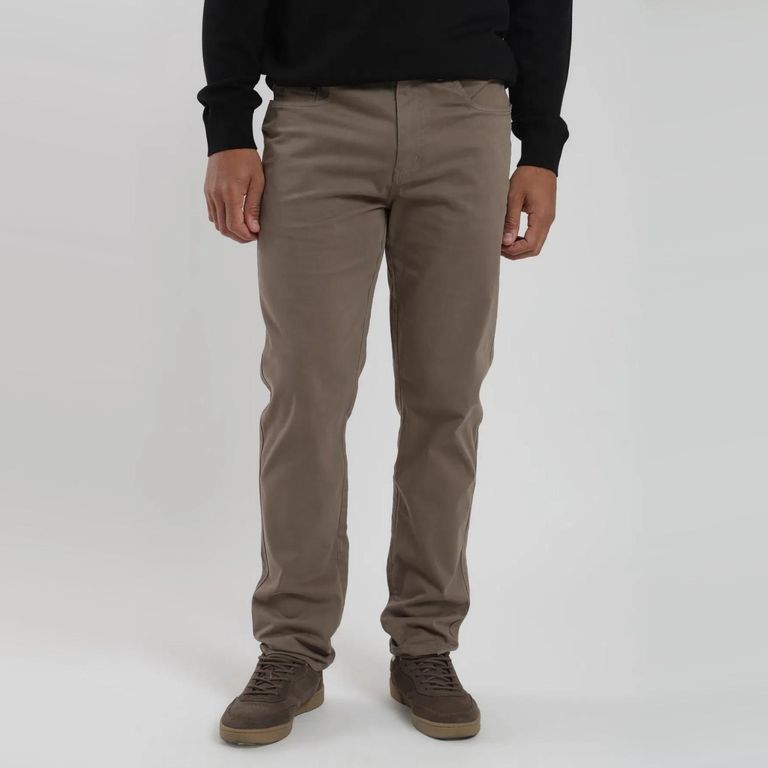 Pantalón Regular Tiro Medio Hombre