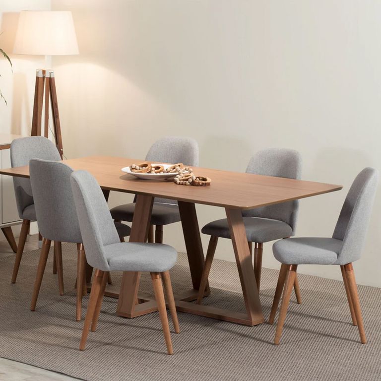 DECOCASA Juego de Comedor Avena 16 6 Sillas Dropl35