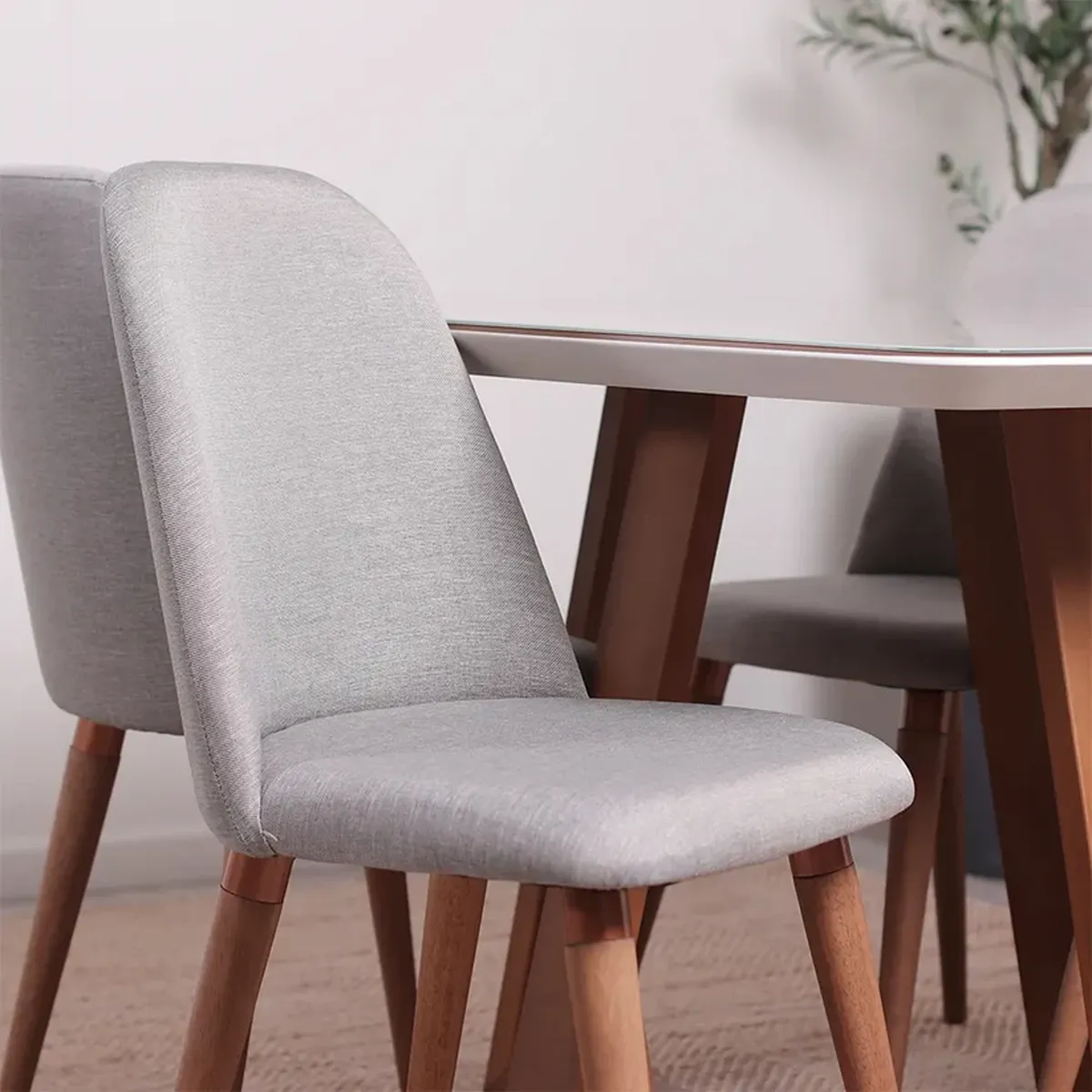 DECOCASA - Juego de Comedor Bennet 12 4 Sillas Drop L35 Decocasa