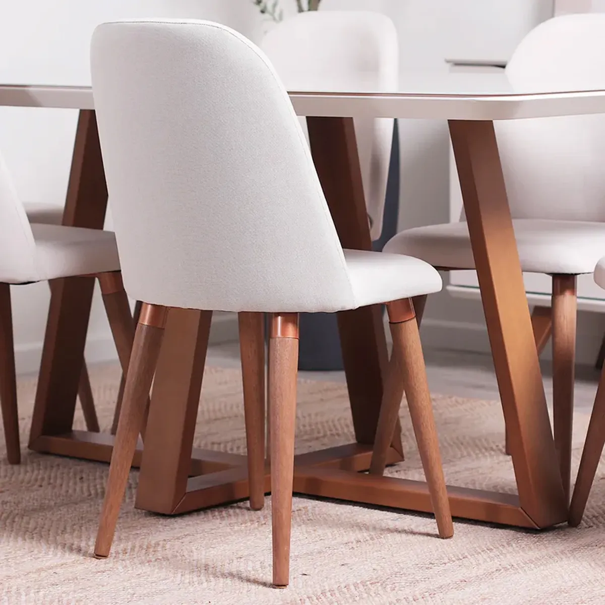 DECOCASA - Juego de Comedor Bennet 12 4 Sillas Dropl02 Decocasa