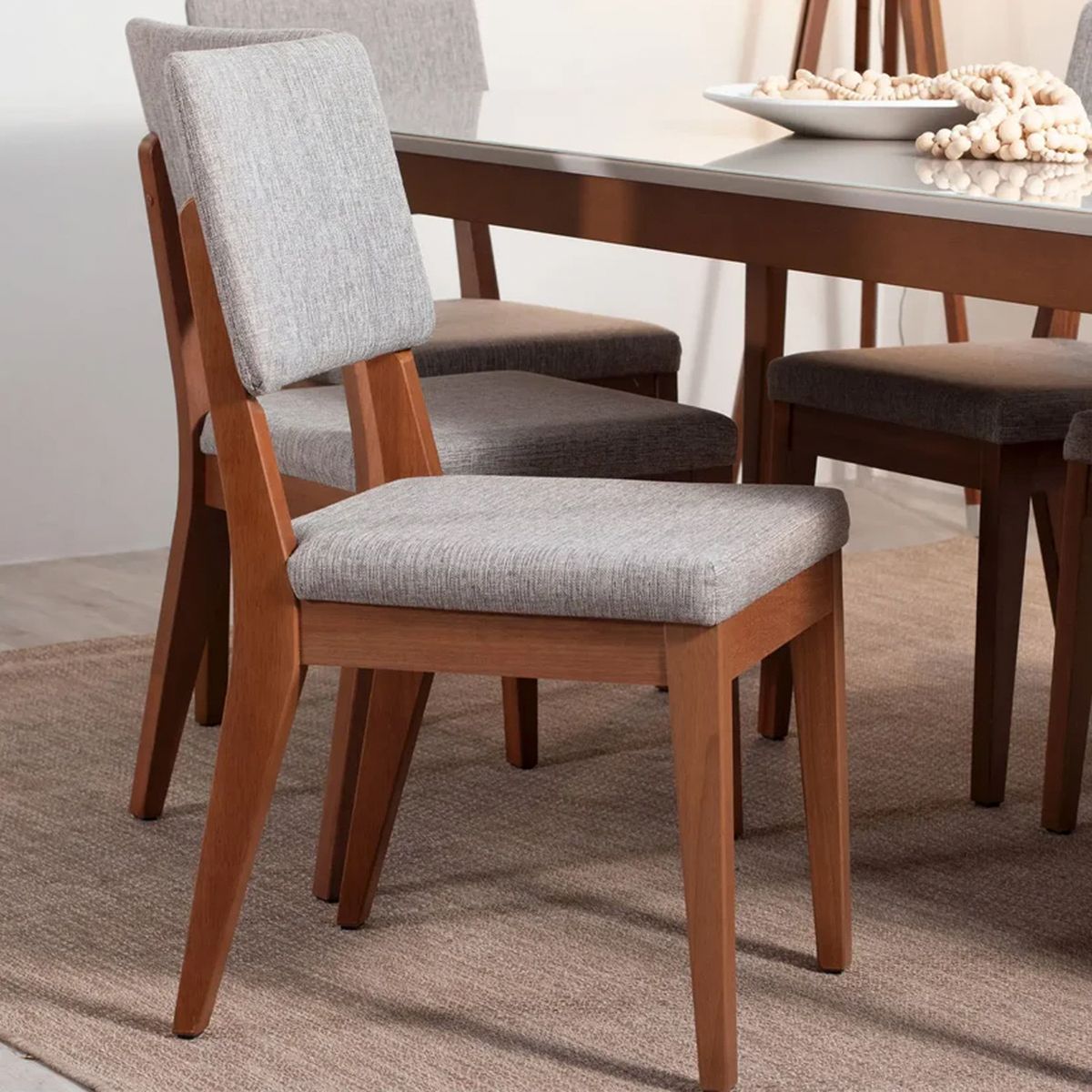 DECOCASA - Juego de Comedor Bennet 12 4 Sillas Ella A80 Decocasa