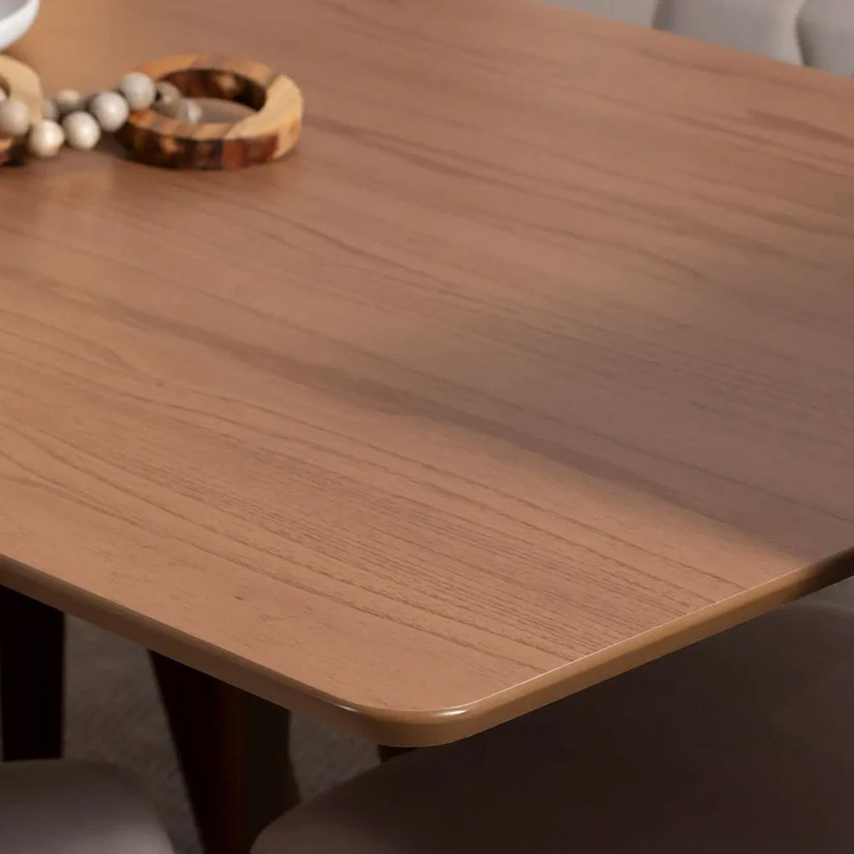 DECOCASA - Juego de Comedor Avena 135 4 Sillas Dropl35 Decocasa