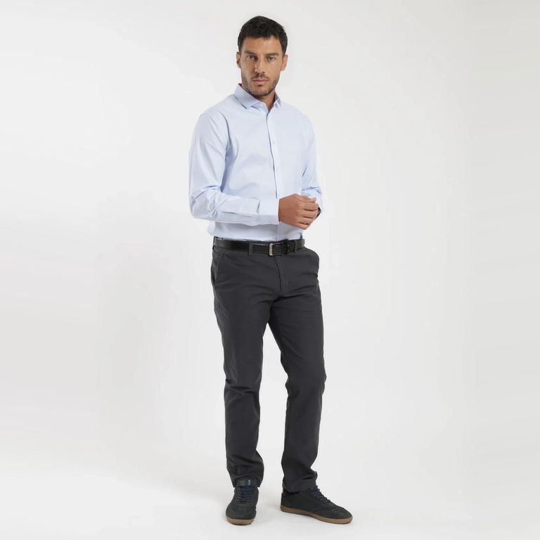 Camisa Manga Larga Hombre Label