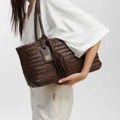 BIBA - Cartera Baguette Dark Mujer Café