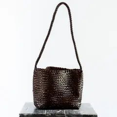 LEATHER BAGS - Cartera Vera Dark Mujer Cuero Café